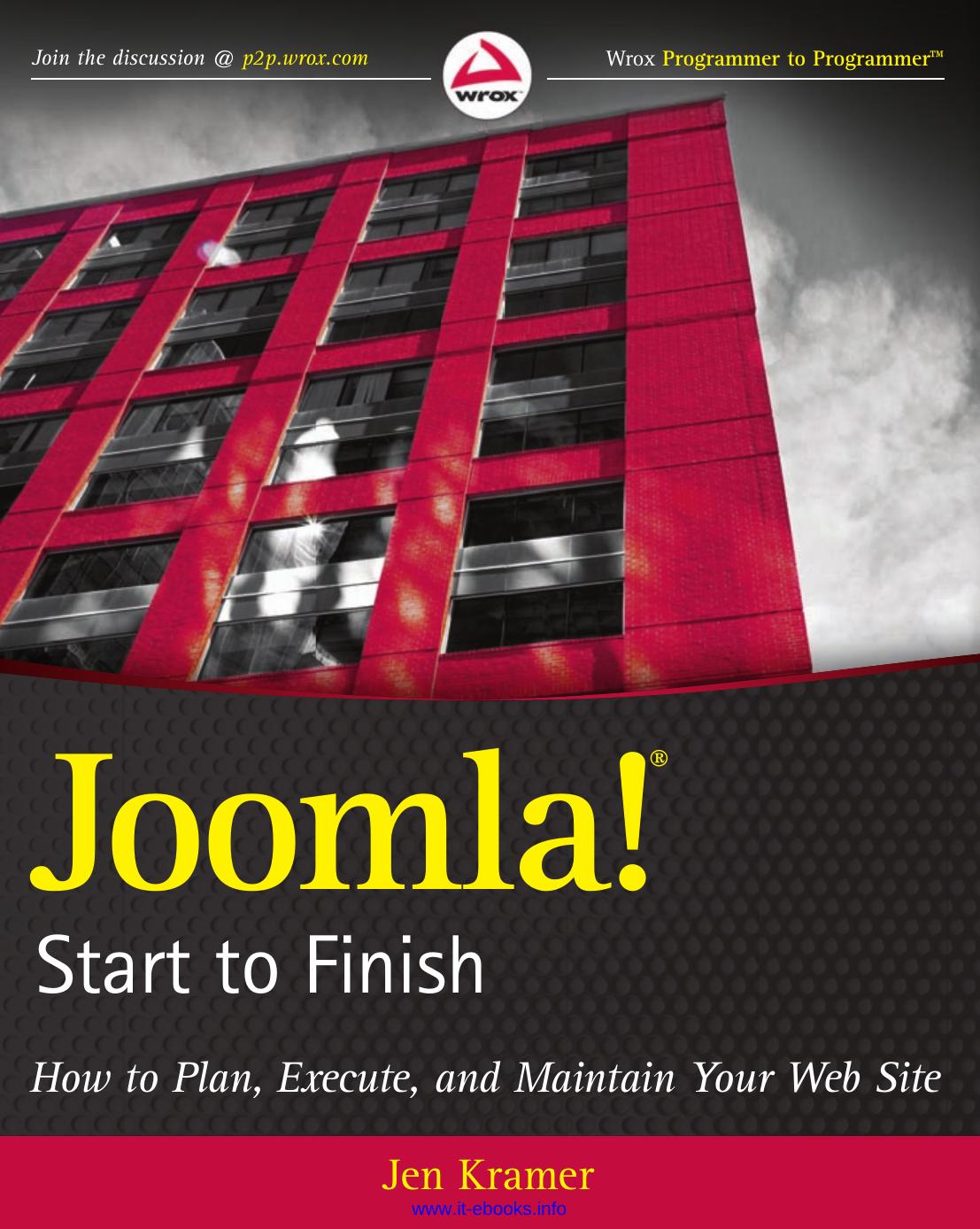 Joomla Start To Finish Jen Kramer