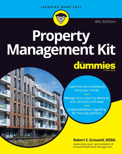 Property Management Kit For Dummies 4th Edition 4th Robert S Griswold