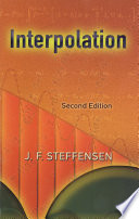 Interpolation Second Edition 2nd J F Steffensen