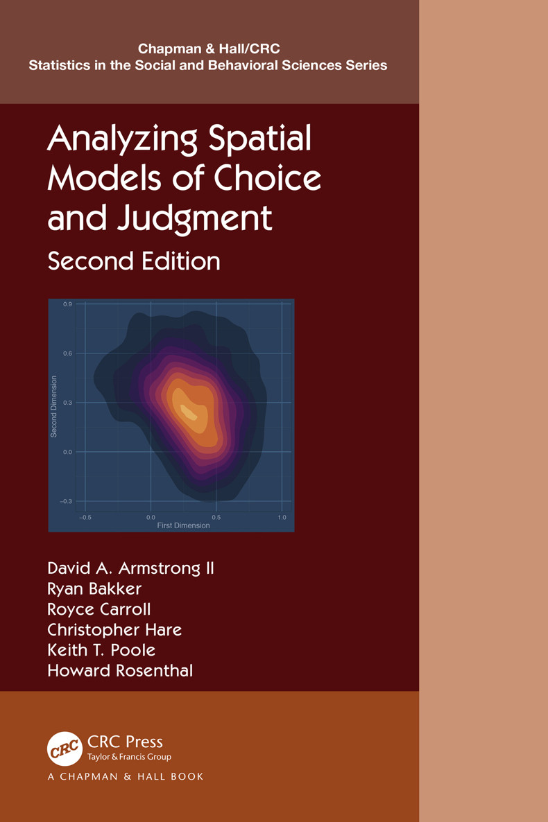Analyzing Spatial Models Of Choice And Judgment 2nd Edition 2nd David A Armstrong Ii