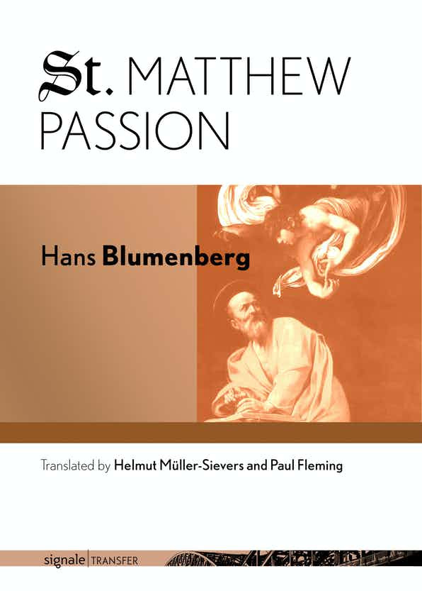 St Matthew Passion 2nd Edition Hans Blumenberg