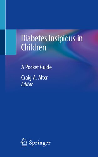 Diabetes Insipidus In Children A Pocket Guide 2nd Edition Reinhold Melcher