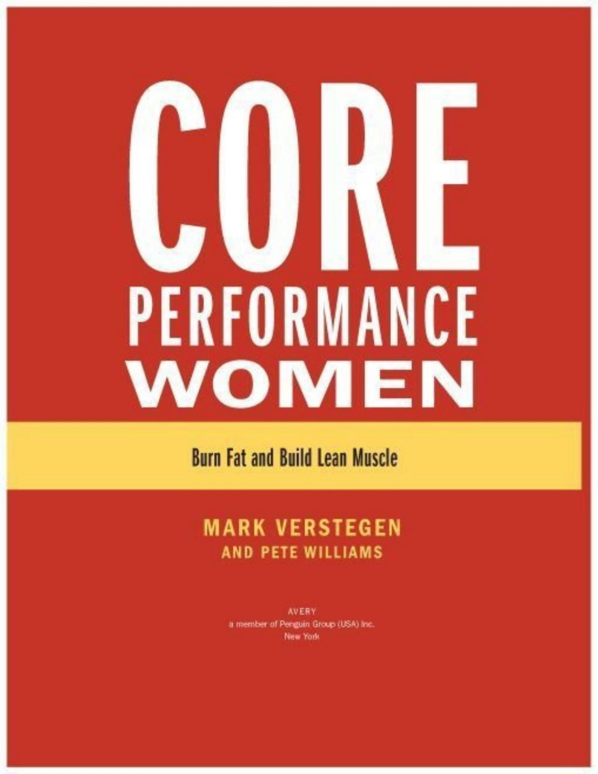 Core Performance Women Pdfdrivecom Verstegen Mark Williams
