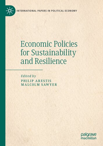 Economic Policies For Sustainability And Resilience