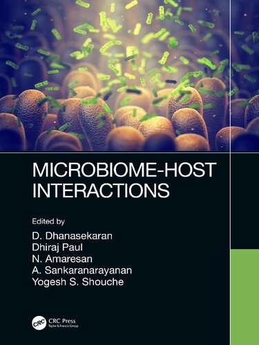 Microbiomehost Interactions D Dhanasekaran Dhiraj Paul Yogesh S Shouche