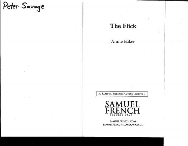 The Flick Annie Baker