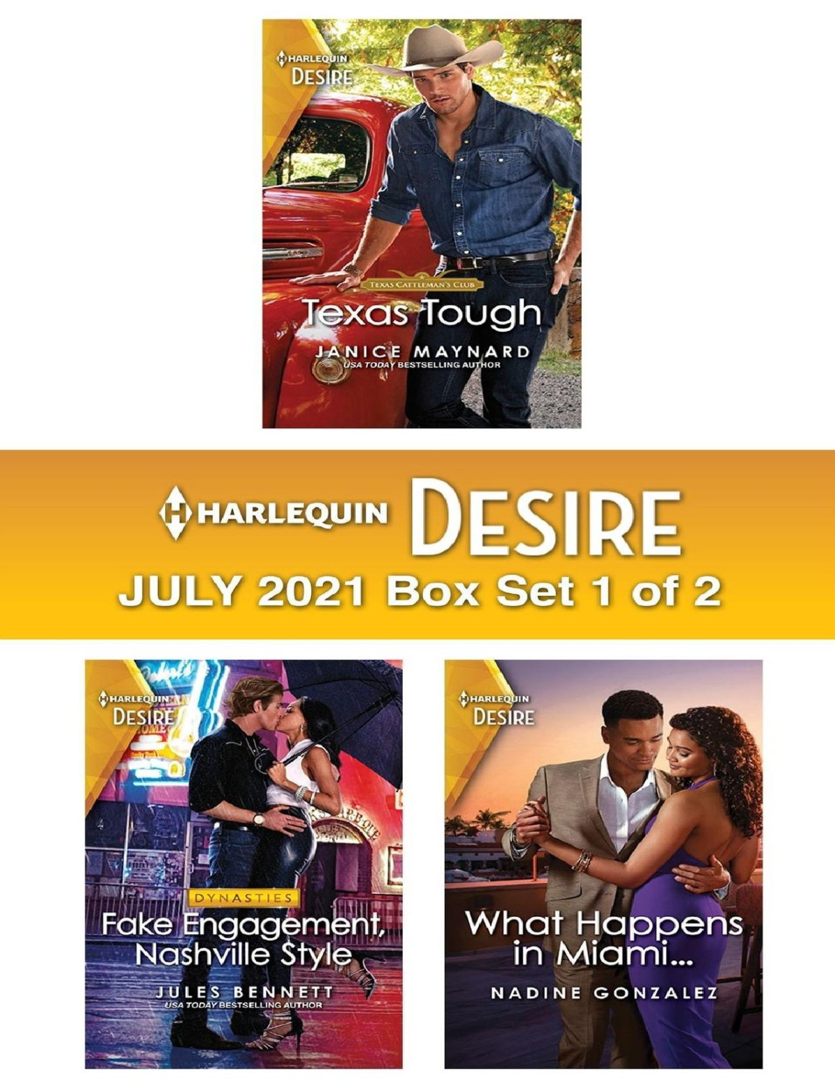 Harlequin Desire July 2021 Box Set 1 Of 2 Janice Maynard Jules Bennett Nadine Gonzalez