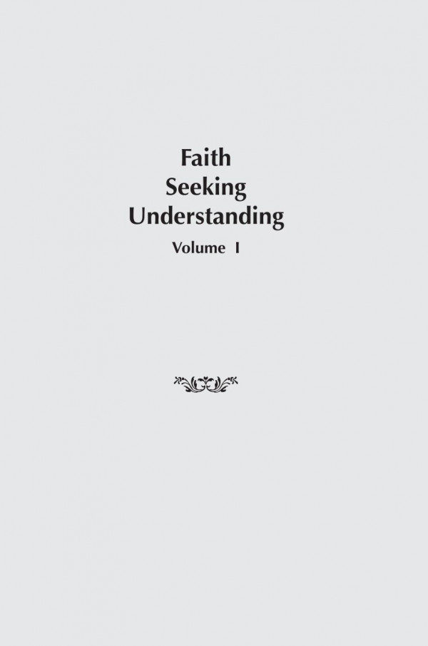 Faith Seeking Understanding Charles Belmonte