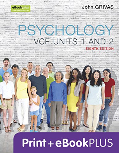 Psychology Vce Units 1 2 7th Edition John Grivas