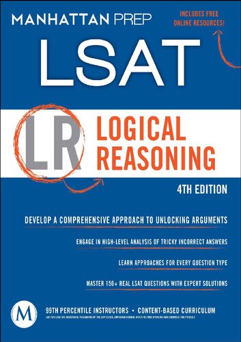 Logical Reasoning Lsat Strategy Guide 4th Edition Manhattan Lsat