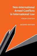 Noninternational Armed Conflicts In International Law 2nd Edition Dinstein