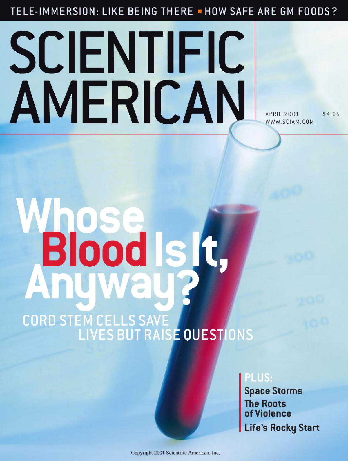 200104 Whose Blood Is It Anyway Scientific American