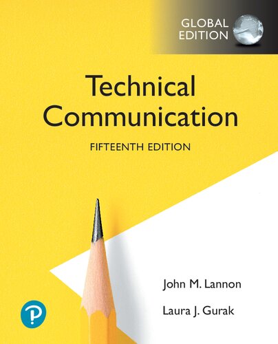 Technical Communication Global Edition 15th Edition 15th Edition John M Lannon