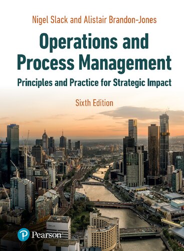 Slack Operations And Process Management 6th Edition Nigel Slack