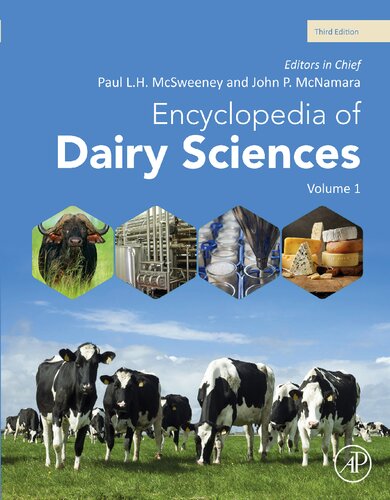 Encyclopedia Of Dairy Sciences 3rd Edition Paul Lh Mcsweeney