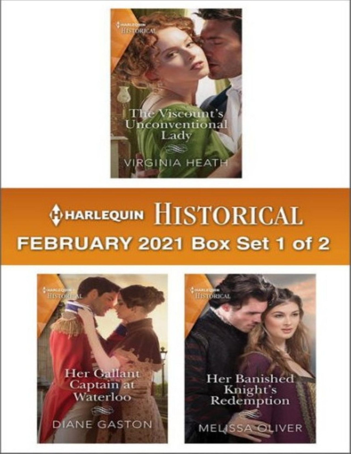 Harlequin Historical July 2021 Box Set 1 Of 2 Virginia Heath Julia Justiss Jenni Fletcher