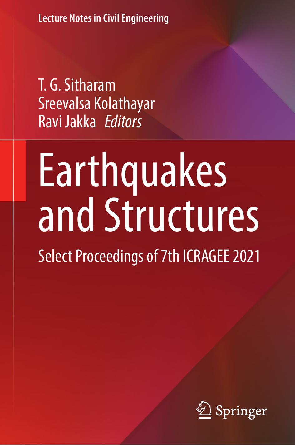 Earthquakes And Structures T G Sitharam Sreevalsa Kolathayar