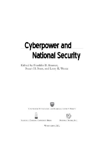 Cyberpower And National Security Illustrated Franklin Kramer Editor