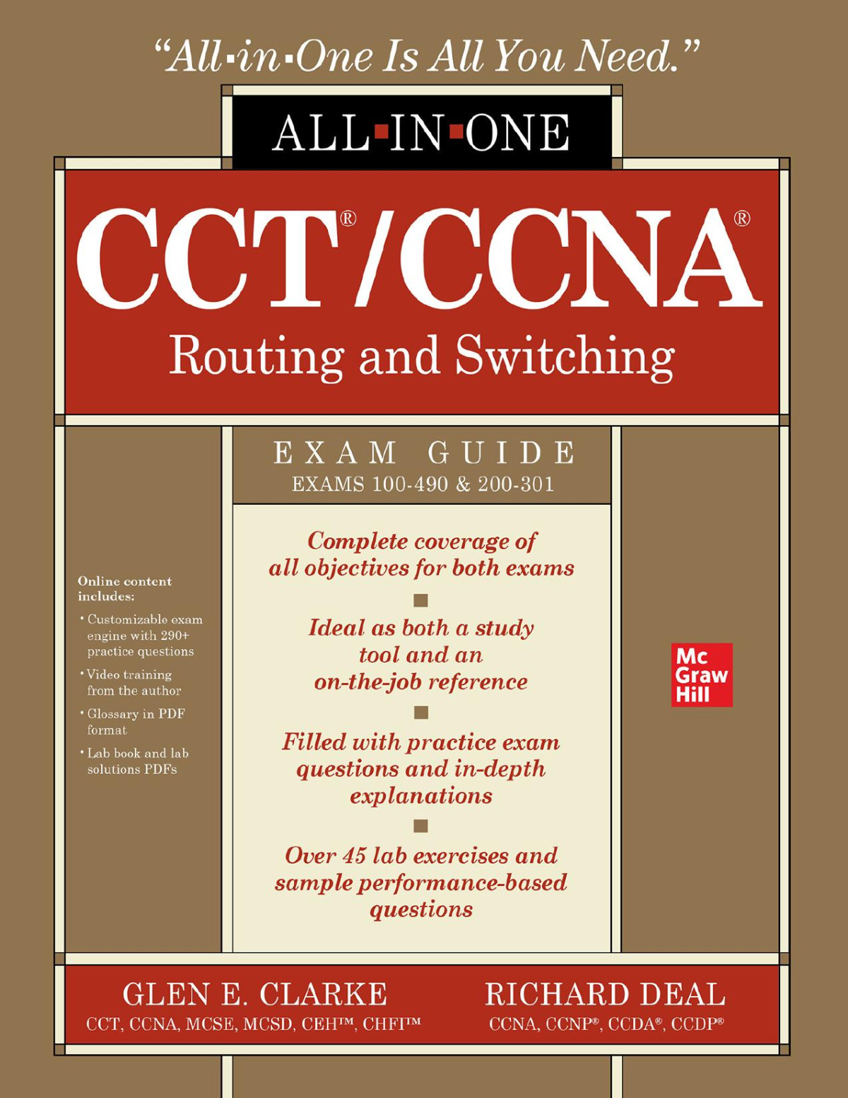 Cctccna Routing And Switching Allinone Exam Guide Exams 100490 200301 Glen E Clarke Richard Deal