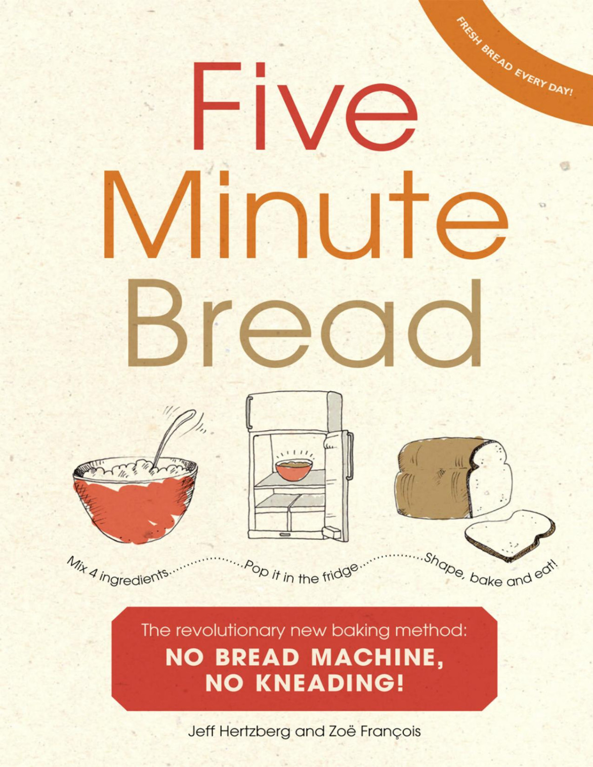 Five Minute Bread The Revolutionary New Baking Method No Bread Machine No Kneading Jeffrey Hertzberg Zo Franois