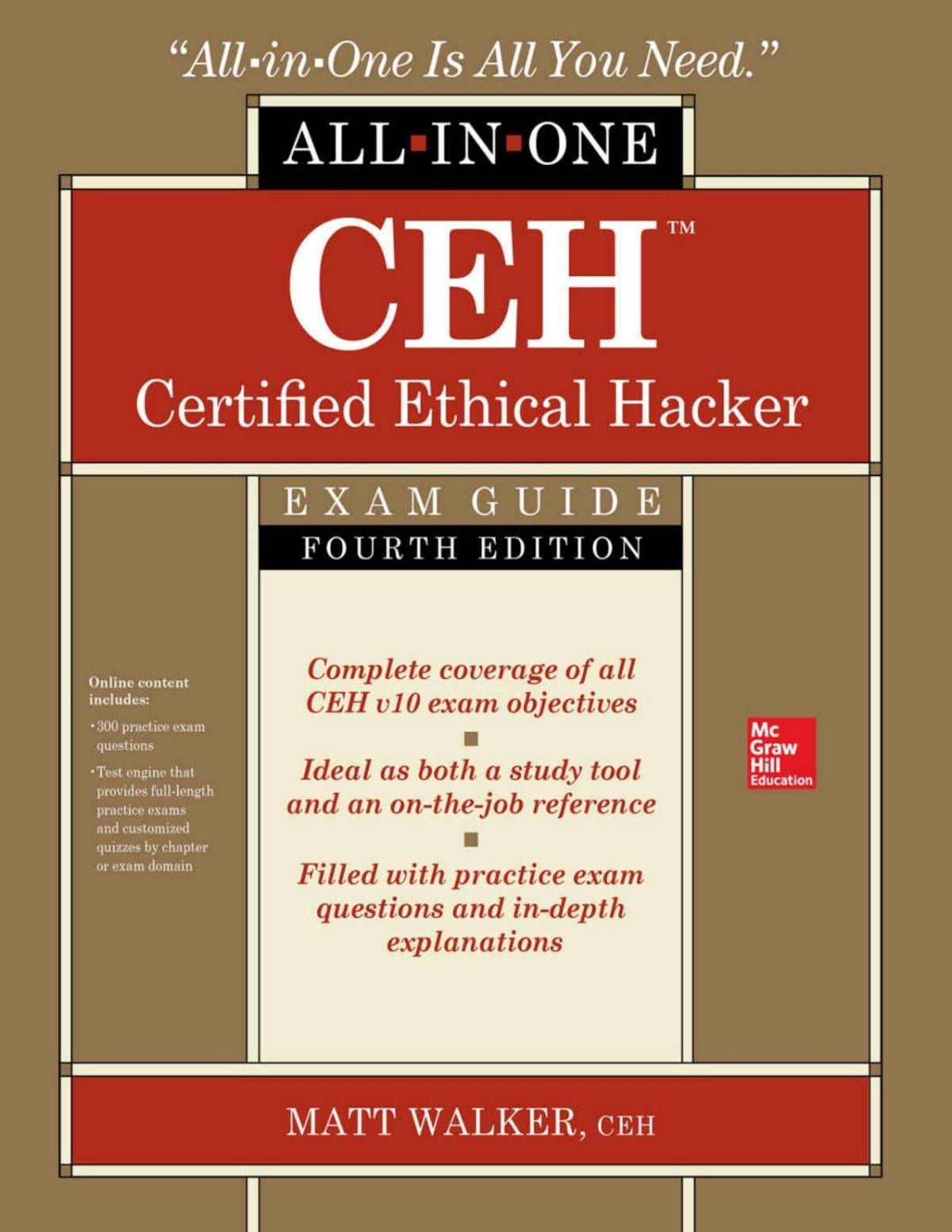 Ceh Certified Ethical Hacker Allinone Exam Guide Fourth Edition Matt Walker