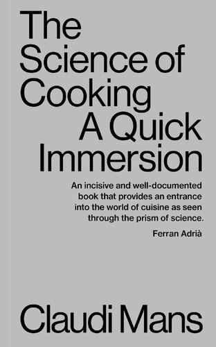 The Science Of Cooking A Quick Immersion Claudi Mans