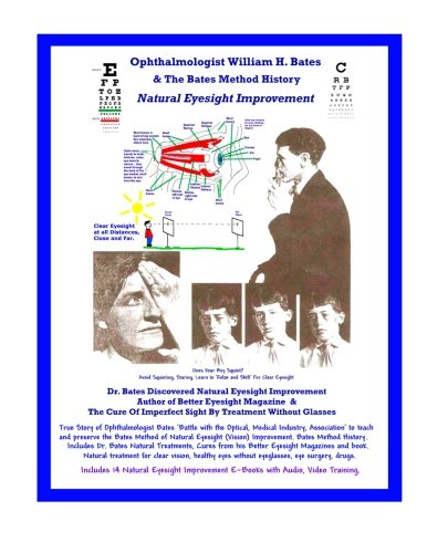 Ophthalmologist William H Bates The Bates Method History Natural Eyesight Improvement With 14 Ebooks Better Eyesight Magazine William H Bates