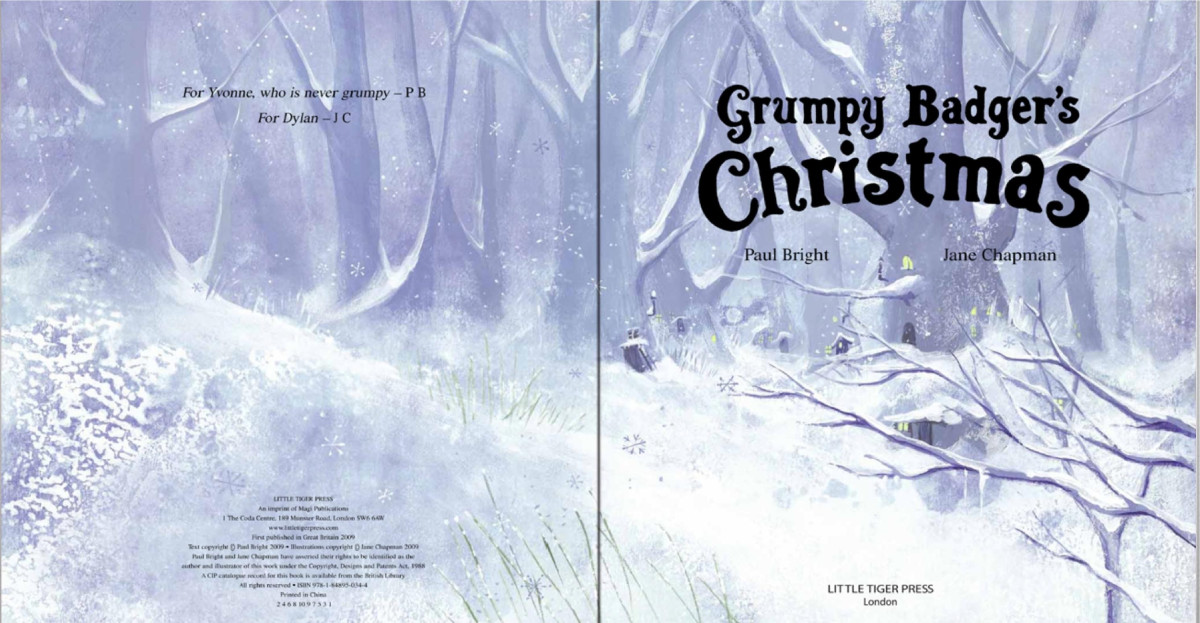 Grumpy Badgers Christmas Paul Bright Jane Chapman