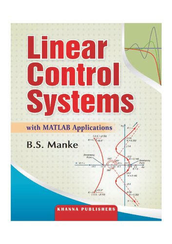 Linear Control Systems A Textbook For Engineering Students 2nd Edition B S Manke