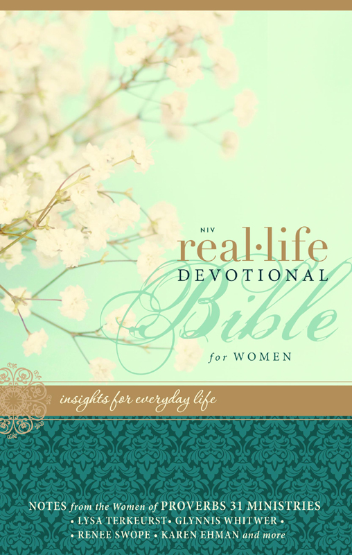 Niv Reallife Devotional Bible For Women Lysa Terkeurst