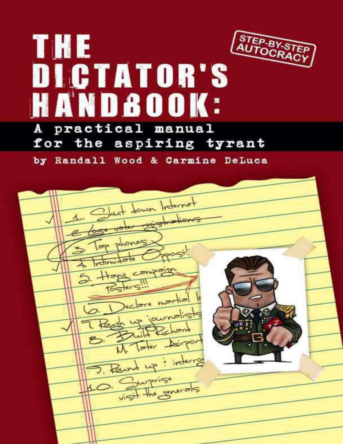 Dictators Handbook A Practical Manual For The Aspiring Tyrant 1st Edition Carmine Deluca Randall Wood