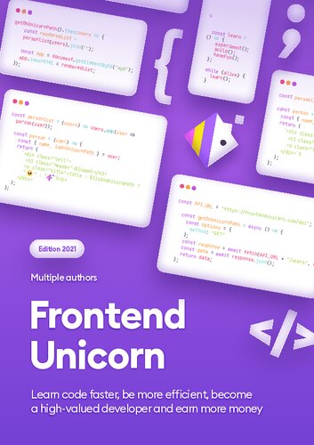 Frontend Unicorn Become A Unicorn Developer 1st Edition Hype4academy