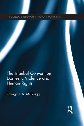 The Istanbul Convention Domestic Violence And Human Rights 1st Edition Ronagh Mcquigg