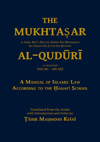 The Mukhtasar Alquduri Amad Ibn Muammad Qudr
