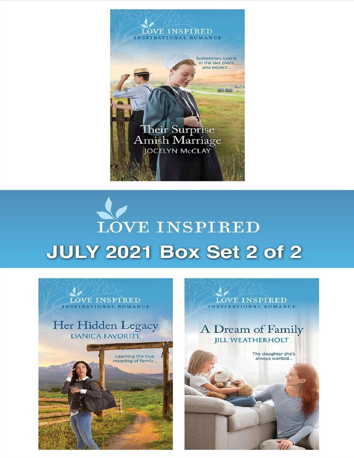 Love Inspired July 2021 Box Set 2 Of 2 Jocelyn Mcclay Danica Favorite Jill Weatherholt