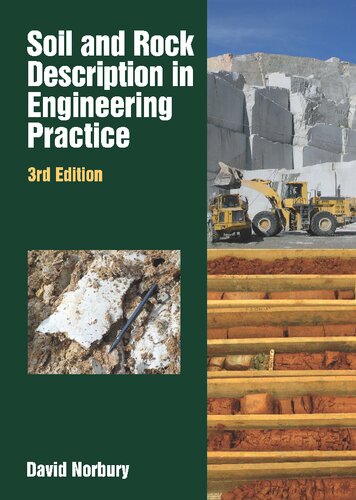 Soil And Rock Description In Engineering Practice 3rd Edition David Norbury