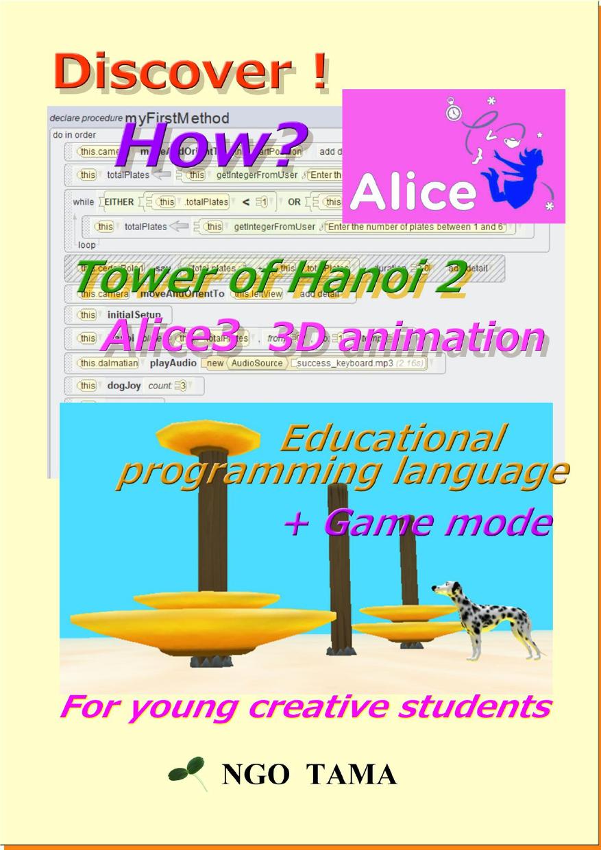 Tower Of Hanoi 2 Alice3 3d Animation Educational Programming Language Discover How Book 33 Tama