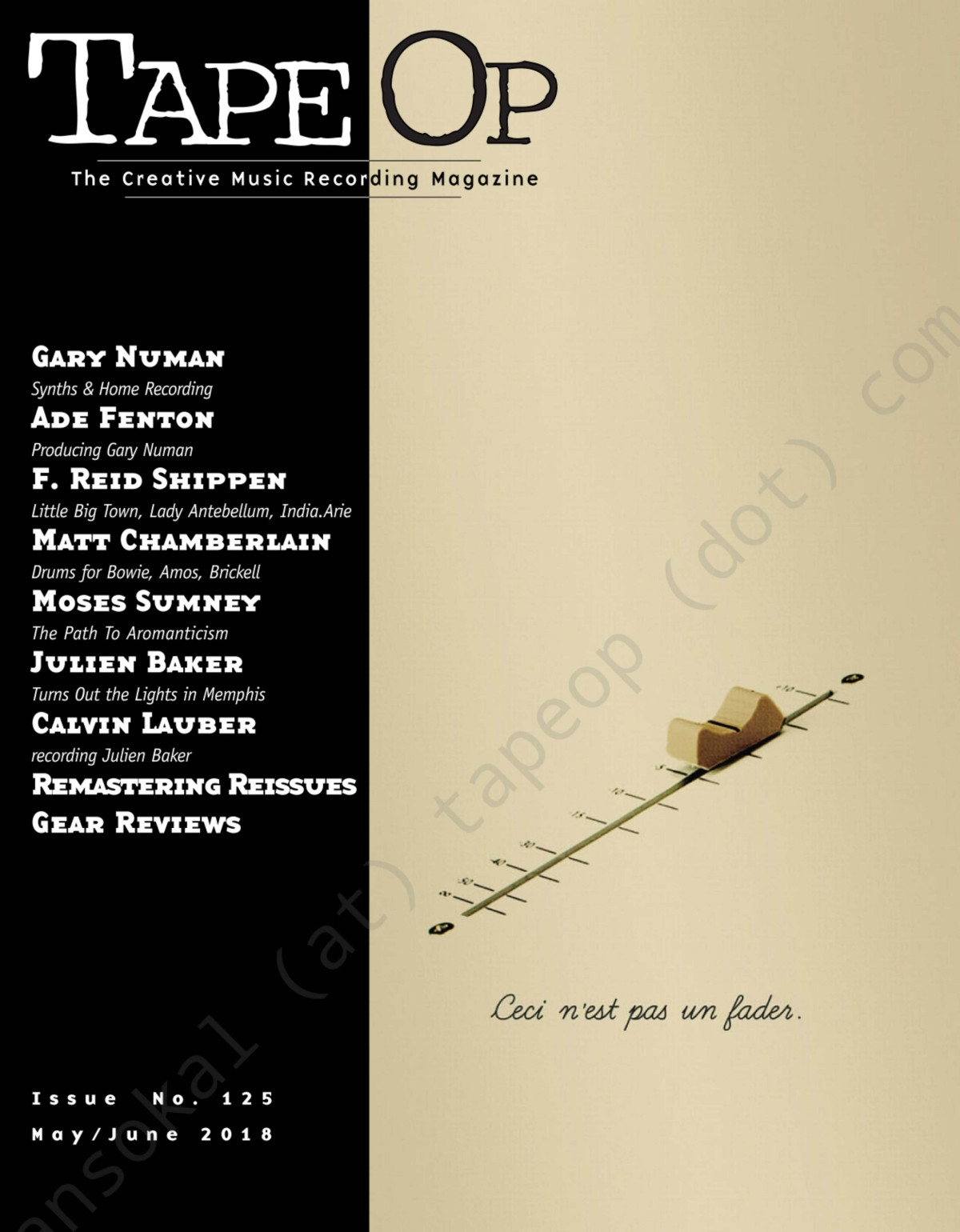 Tape Op The Creative Music Recording Magazine 125 Featuring Gary Numan 125th Edition Various Roman Sokal