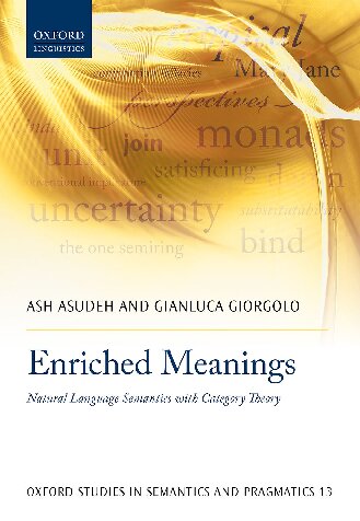 Enriched Meanings Natural Language Semantics With Category Theory Paperback Ash Asudeh Gianluca Giorgolo