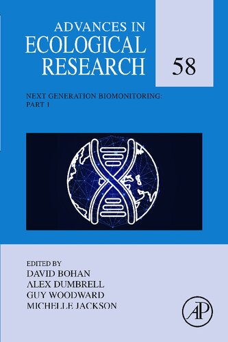 Next Generation Biomonitoring Part 1 1st Edition Eds David Bohan
