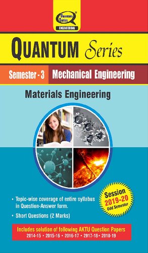 Quantum Series Semester 5 Mechanical Engineering Materials Engineering 11th Edition Hareesh Kumar