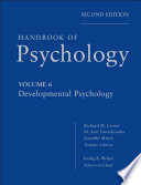 Handbook Of Psychology Volume 6 Developmental Psychology Volume 6 Weiner