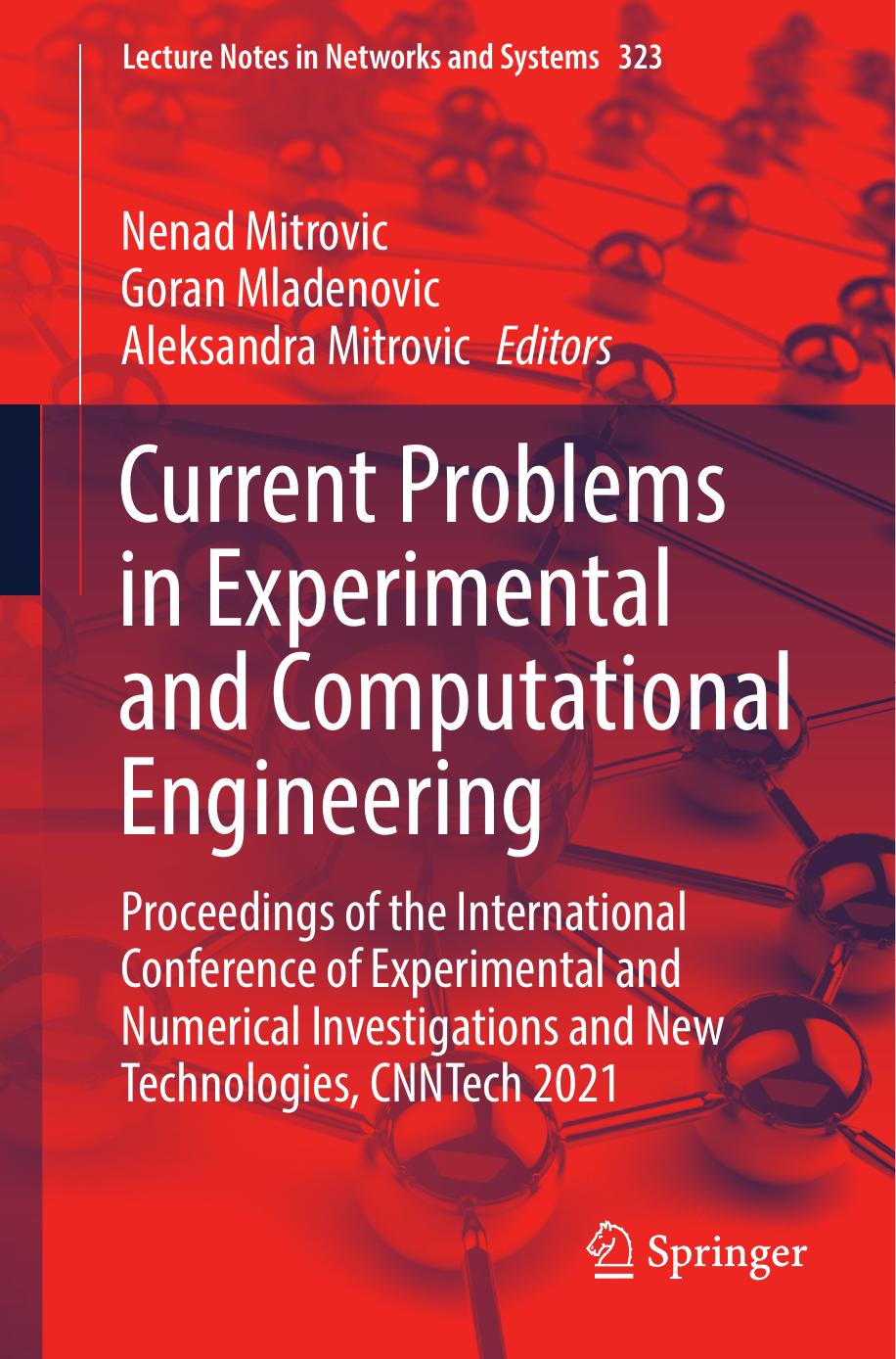 Current Problems In Experimental And Computational Engineering 1st Ed 2022