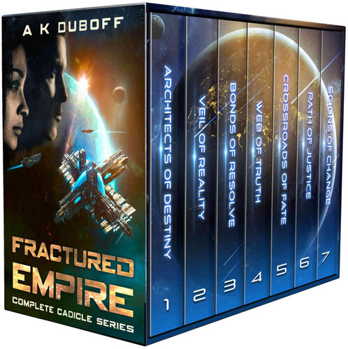 Fractured Empire Complete Cadicle Series Box Set Architects Of Destiny Veil Of Reality Bonds Of Resolve Web Of Truth Crossroads Of Fate Path Of Justice Scions Of Change Ak Duboff