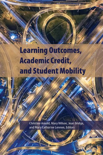 Learning Outcomes Academic Credit And Student Mobility Christine Helen Arnold Editor