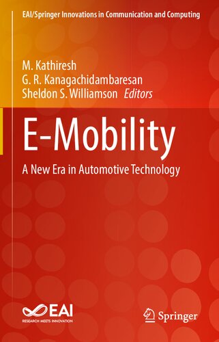 Emobility A New Era In Automotive Technology 1st Ed 2022
