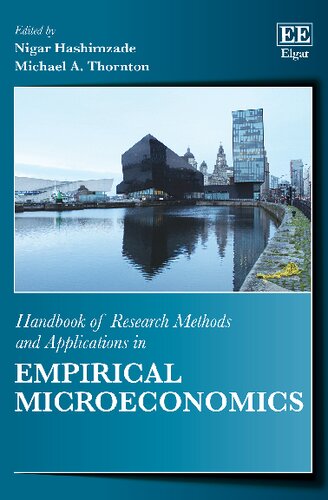 Handbook Of Research Methods And Applications In Empirical Microeconomics Nigar Hashimzade Editor
