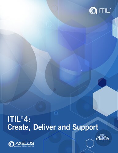 Itil 4 Create Deliver And Support Axelos