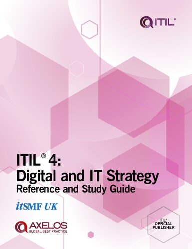 Itil 4 Digital And It Strategy Reference And Study Guide Axelos