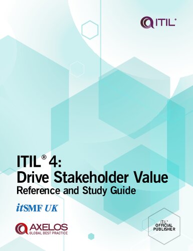 Itil 4 Drive Stakeholder Value Reference And Study Guide Axelos